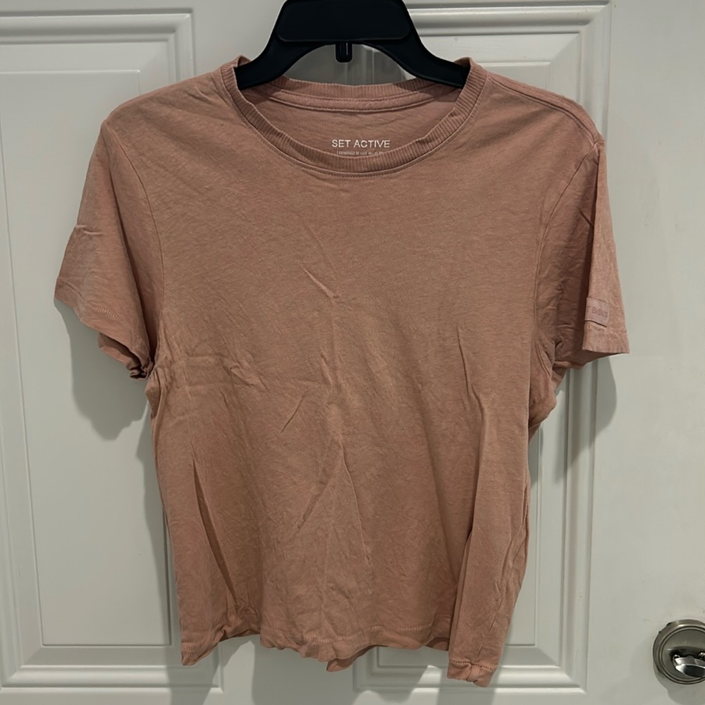 Set active short sleeve tee